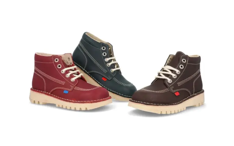 Botas estilo Kickers de piel cordones